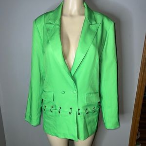 Bright Green Akira Blazer Dress